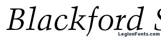 Blackford SSi Italic font, free Blackford SSi Italic font, preview Blackford SSi Italic font