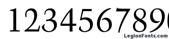 Blackford SSi Font, Number Fonts