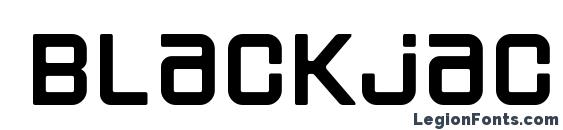 Шрифт Blackjack