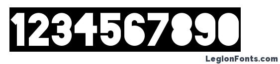 Blackout 2 AM Font, Number Fonts