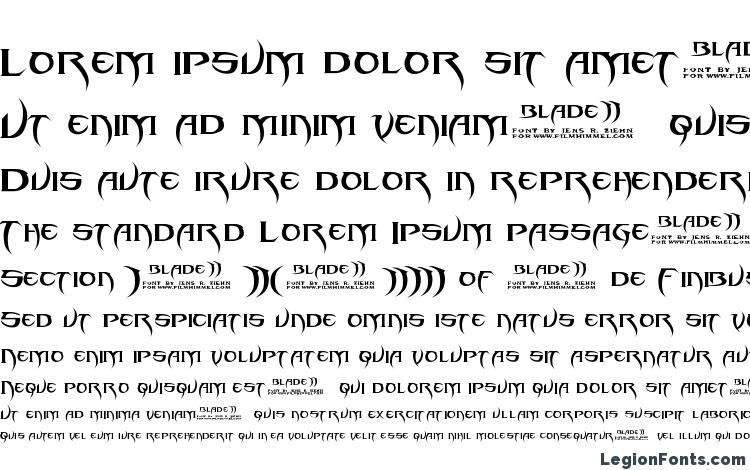 specimens Blade 2 font, sample Blade 2 font, an example of writing Blade 2 font, review Blade 2 font, preview Blade 2 font, Blade 2 font