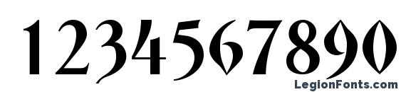 Blagovestfourc Font, Number Fonts