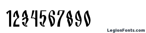 Blagovestonec Font, Number Fonts