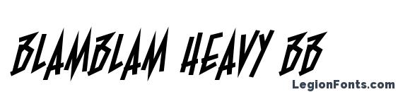 BlamBlam Heavy BB Font