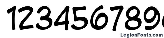 Blambot Casual Font, Number Fonts