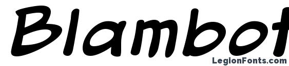 Blambot Pro Lite Bold font, free Blambot Pro Lite Bold font, preview Blambot Pro Lite Bold font