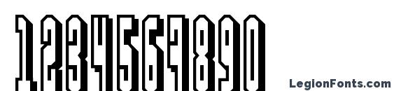 Blaster Font, Number Fonts