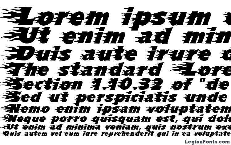 specimens Blazed font, sample Blazed font, an example of writing Blazed font, review Blazed font, preview Blazed font, Blazed font