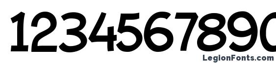 Bleeker Regular Font, Number Fonts