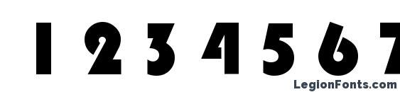 Blimpo Regular Font, Number Fonts