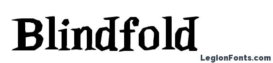 Blindfold font, free Blindfold font, preview Blindfold font