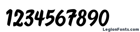 BlizzardD Font, Number Fonts