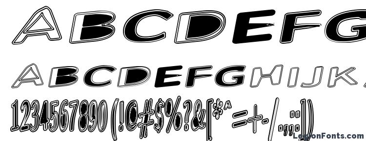 glyphs Bloated font, сharacters Bloated font, symbols Bloated font, character map Bloated font, preview Bloated font, abc Bloated font, Bloated font