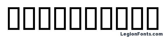 Bloc kursiv Font, Number Fonts