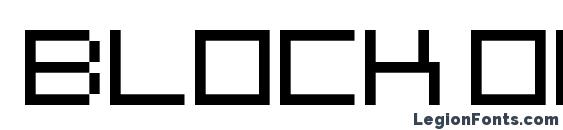 Block out 2097 Font