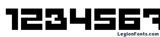 Blockbit Font, Number Fonts
