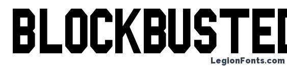шрифт Blockbusted, бесплатный шрифт Blockbusted, предварительный просмотр шрифта Blockbusted