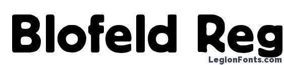Blofeld Regular font, free Blofeld Regular font, preview Blofeld Regular font