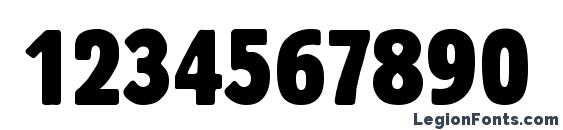 BlofeldCd Regular Font, Number Fonts