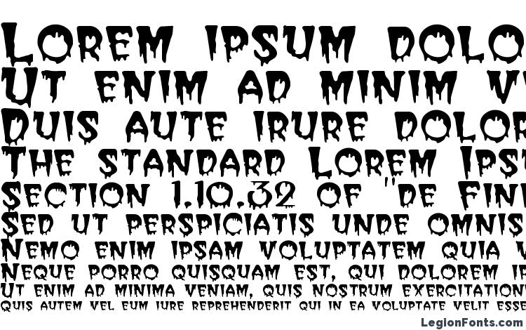 specimens Blood Cyrillic font, sample Blood Cyrillic font, an example of writing Blood Cyrillic font, review Blood Cyrillic font, preview Blood Cyrillic font, Blood Cyrillic font
