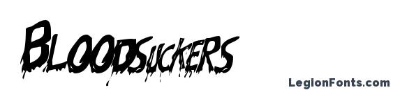 Bloodsuckers font, free Bloodsuckers font, preview Bloodsuckers font