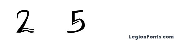 Bloomington Regular Font, Number Fonts