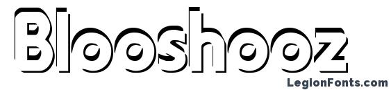 Blooshooz font, free Blooshooz font, preview Blooshooz font