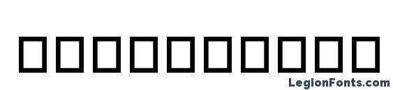 BLU Esoteric Condensed Font, Number Fonts