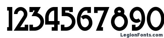 Blue Plate Special NF Font, Number Fonts