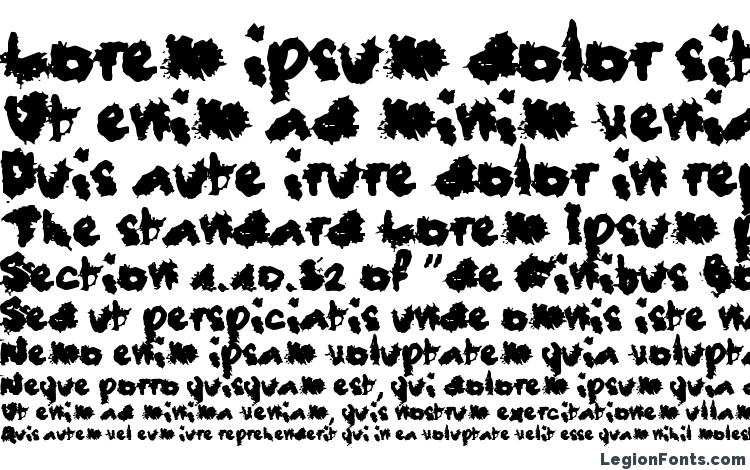 specimens BlueTrash font, sample BlueTrash font, an example of writing BlueTrash font, review BlueTrash font, preview BlueTrash font, BlueTrash font