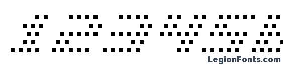 Bm pinhole a13 Font, Number Fonts