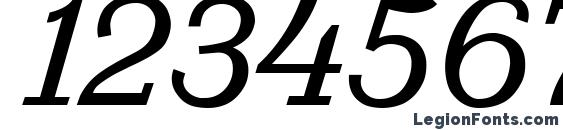 Bm431 Italic Font, Number Fonts