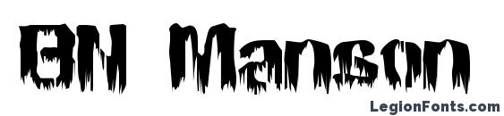 BN Manson Nights font, free BN Manson Nights font, preview BN Manson Nights font