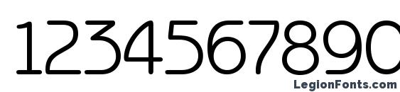Bng45 c Font, Number Fonts