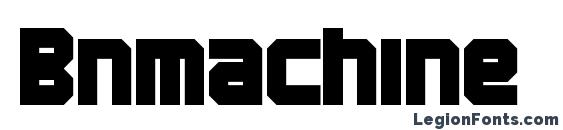 Bnmachine Font