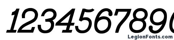 Bo2 431A Font, Number Fonts