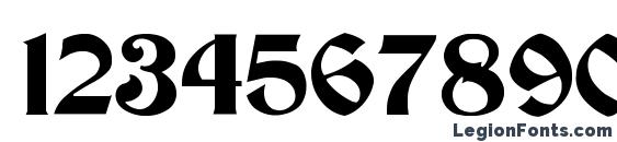 BOALTY Regular Font, Number Fonts