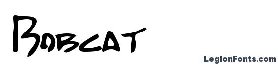 шрифт Bobcat, бесплатный шрифт Bobcat, предварительный просмотр шрифта Bobcat