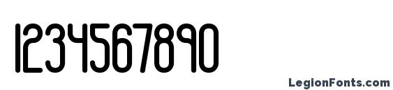 Bobcaygeon Plain BRK Font, Number Fonts