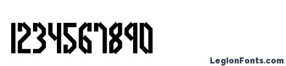 Bocuma Angle BRK Font, Number Fonts
