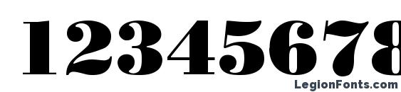 Bodnoff Font, Number Fonts