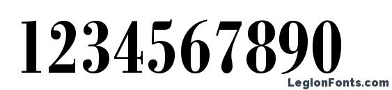 BodoConMedDB Normal Font, Number Fonts