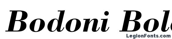 Bodoni Bold Italic BT font, free Bodoni Bold Italic BT font, preview Bodoni Bold Italic BT font