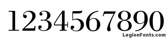 Bodoni Book BT Font, Number Fonts