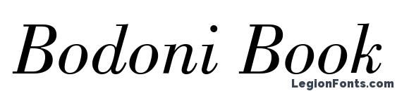 Bodoni Book Italic BT Font