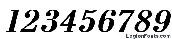 Bodoni c Font, Number Fonts
