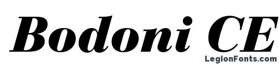 Шрифт Bodoni CE Bold Italic