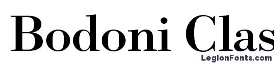 Шрифт Bodoni Classico Bold, Типографические шрифты