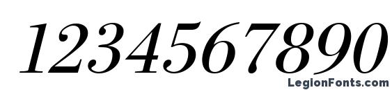Bodoni Classico Italic Font, Number Fonts