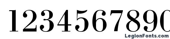 Bodoni Cyrillic Font, Number Fonts